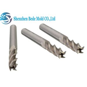 Corner Radius End 4 Flute Milling Cutter For Cooper And Plastic Customized Size