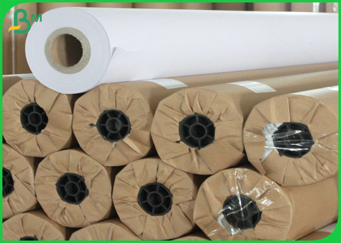 Plotter Paper Direct CAD Paper Rolls 36'' x 150''  20 lb Uncoated 92 Bright  2'' Core 