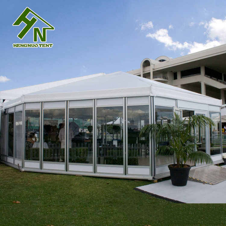 Aluminum Structure Luxury Hexagon Marquee Tent Wedding Party Catering