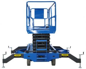 China Man Lifting Use Mobile Scissor Lift 4.5m Max Heiht, Safe And Reliable on sale