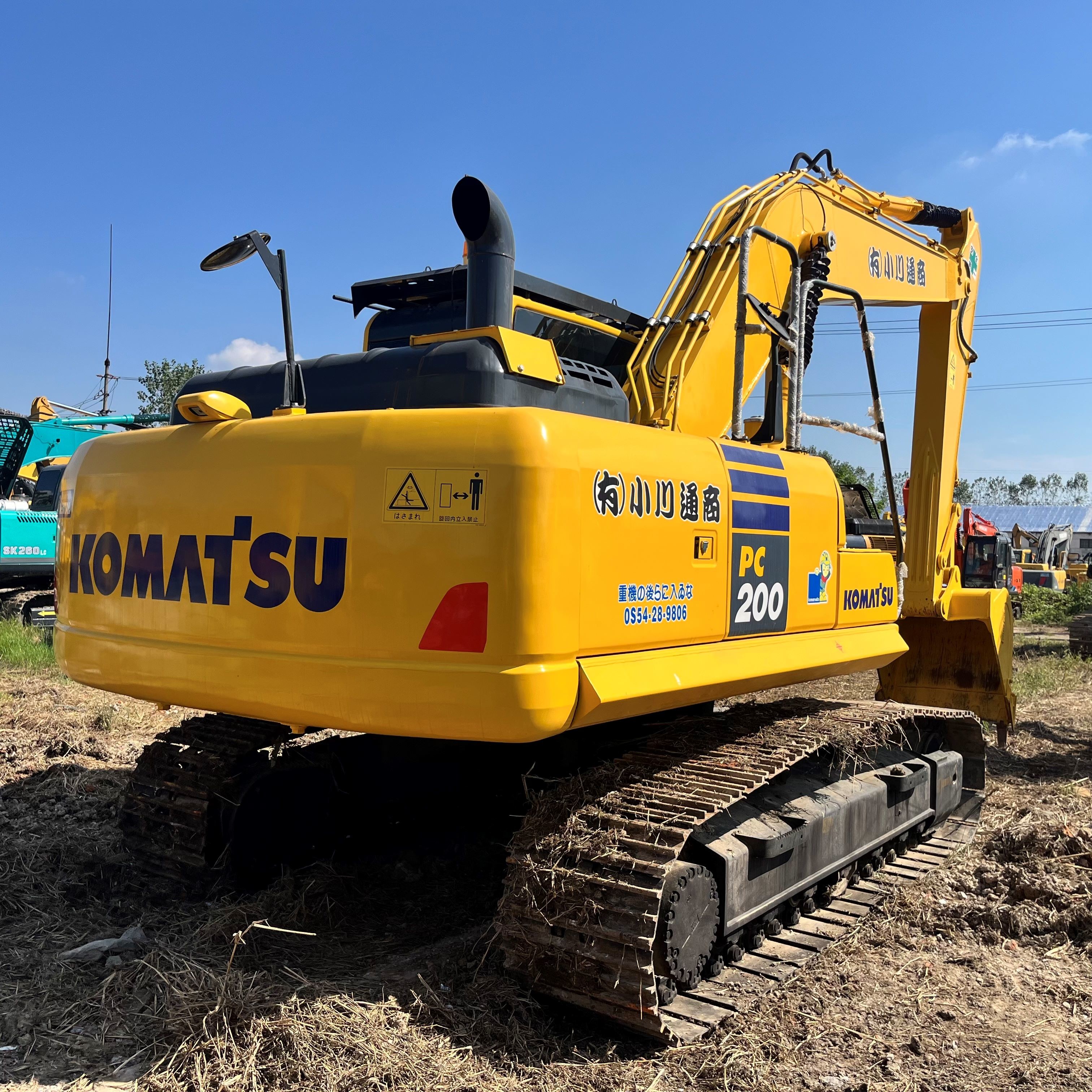 Original Used Komatsu Excavator Machine 20 Ton Digger Escavadora PC200 PC200-6 PC200-8 Japan Excavators