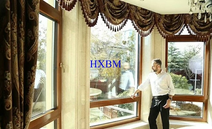 2.0mm Thickness Wood Aluminium Windows 6063 -T5 Thermal Break Profile