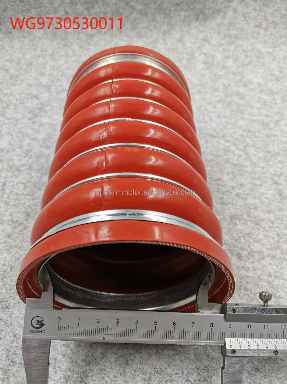 WG9730530011 Sinotruk Howo Truck Engine Spare Parts Intercooler Inlet Hose with Super
