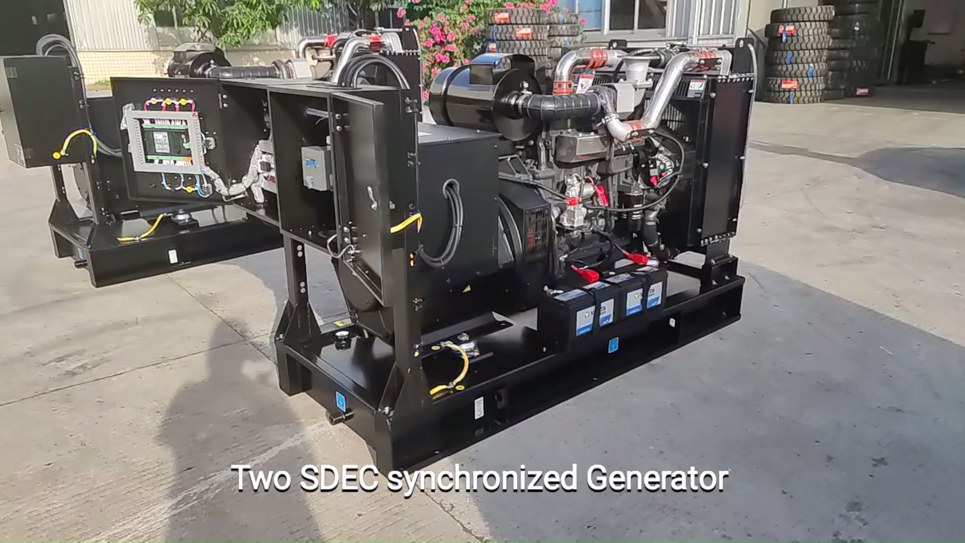 AC Single Phase Diesel Generator Portable Genset 48KW Engine Power 60KVA SDEC Diesel Generator