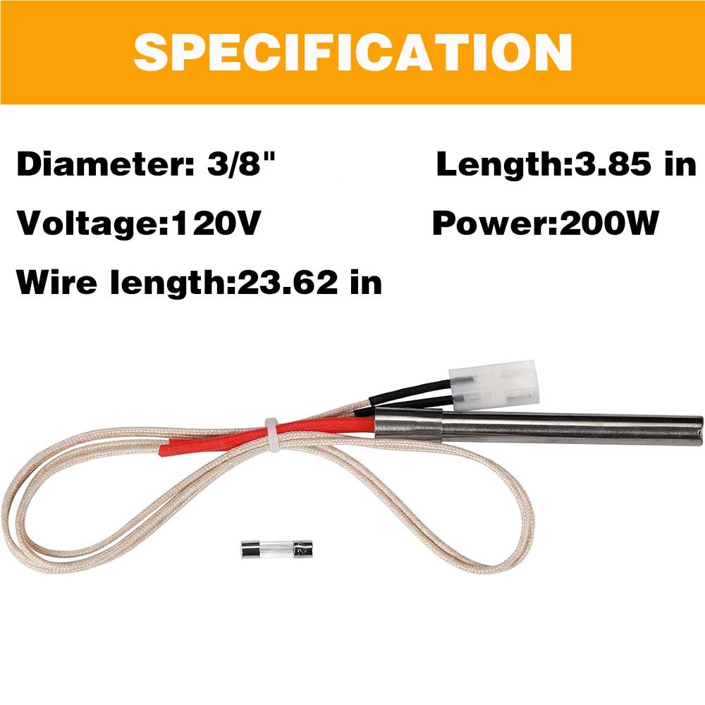 Portable Igniter for Lil′ Tex Elite Electric BBQ Grill SH001g 50W-10kw Voltage 12-380V