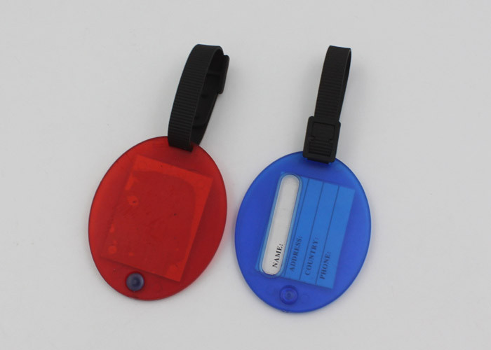 Funny Hard Airplane Travel Bag Tags To Write Information , Name Tag For Luggage