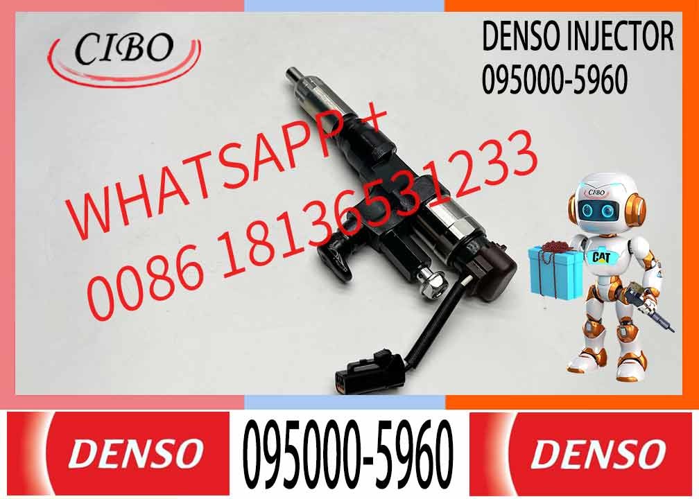 Diesel Engine Common Rail Fuel Injector Assembly 095000-5963 23670-E0301 095000-5960 095000-6583