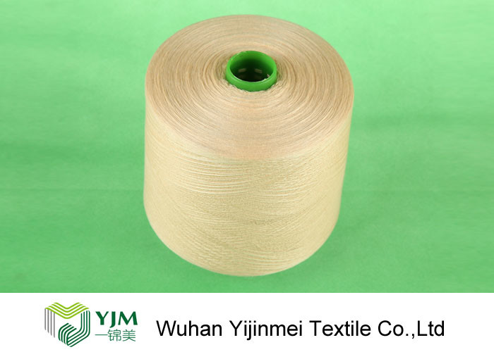 100 Percent Dyed Polyester Yarn With Staple Fibre Material For Sewing / Knitting Socks