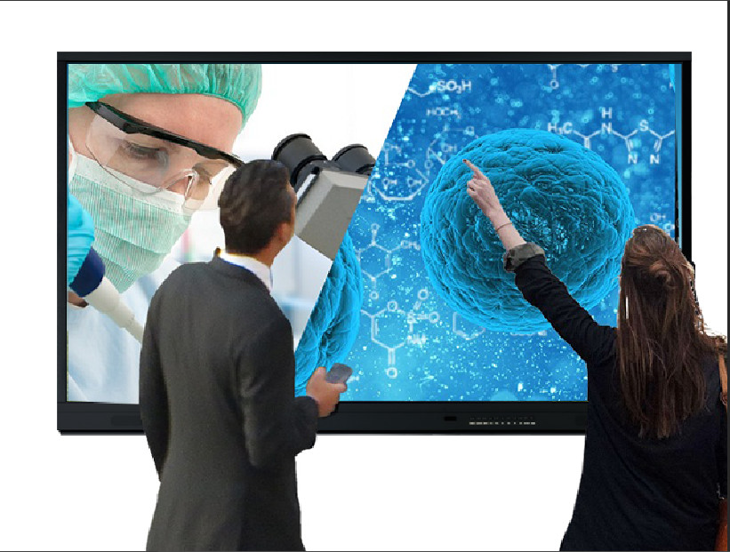 55/65/75/86/98 Inch Smart TV Monitors All In One PC Interactive Whiteboard For Office