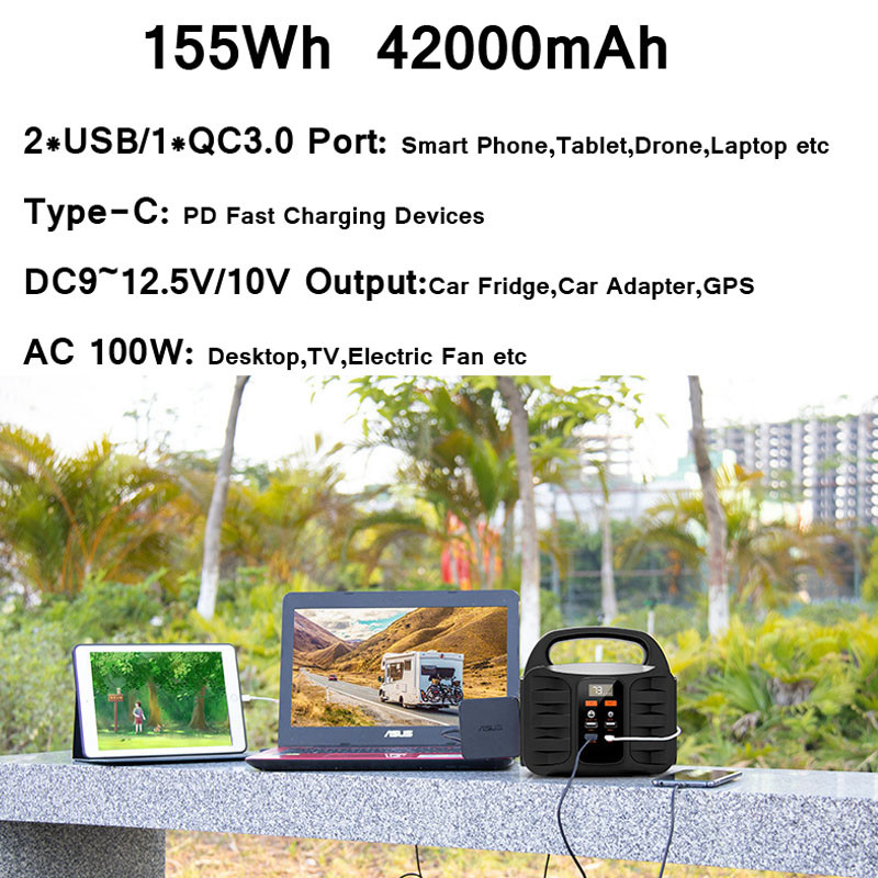 155W 42000Mah Power Charger Station Wireless Portable Over Temperature Protection