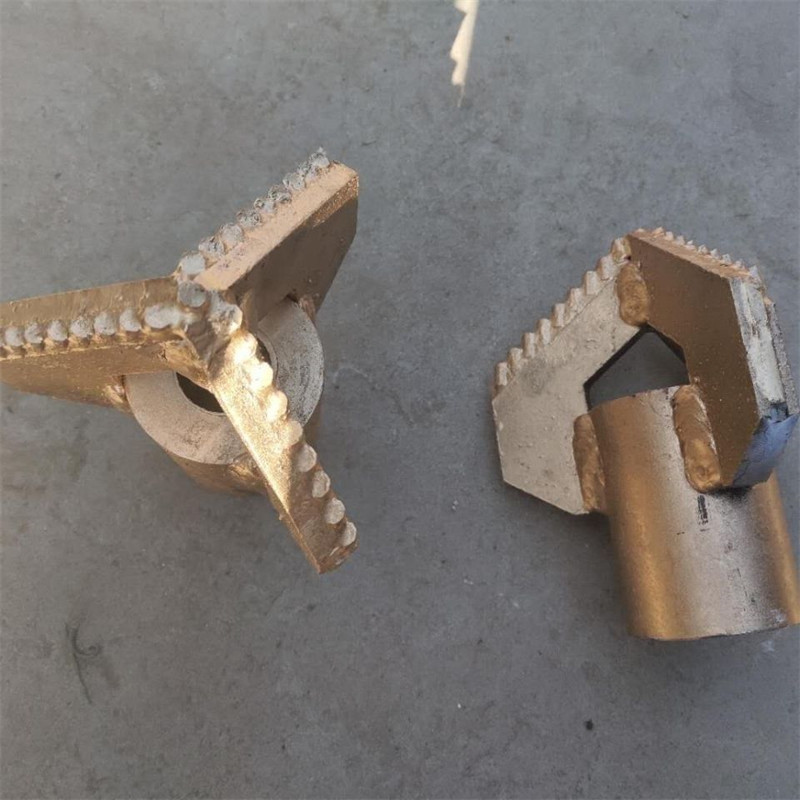 Diamond 3-Wing Scraper PDC Drag Drill Bit for Water Well Mining Drilling