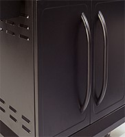 Newest stylish unparalleled Charcoal Pellet Grill Large Black Steel Restaurant use