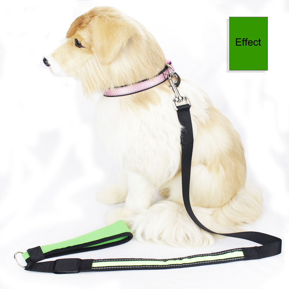 Pet Accessories LED Dog Collar , Night Safety Light Up Flashing LED Pet Dog Leash