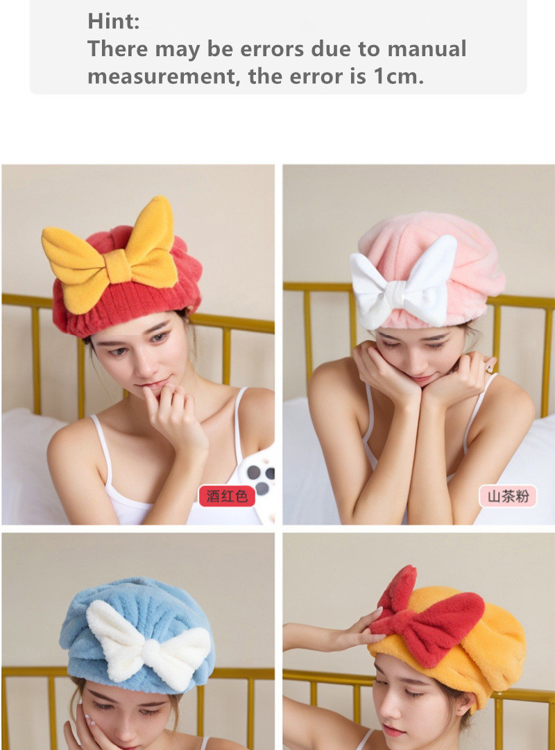 Home Hair Turban Double Layer Microfiber Hair Wrap Towel Various Colors for Option