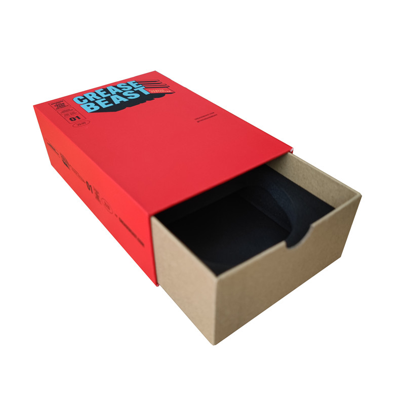 Drawer Box Made of Environmentally Friendly Kraft Paper for Crease Protector Packaging