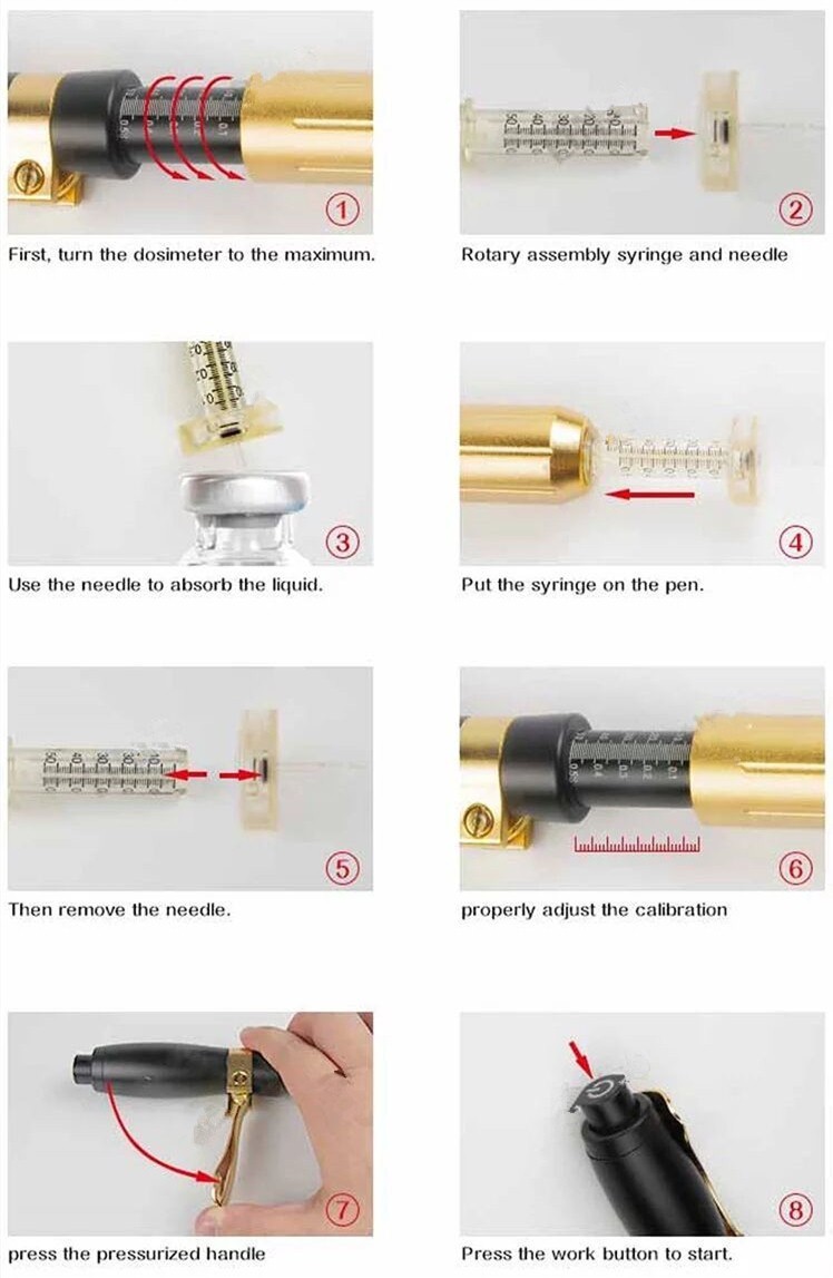 High Press Hyaluron Filler Pen Ha Pen Lip Filler Dermal Filler 0.5kg