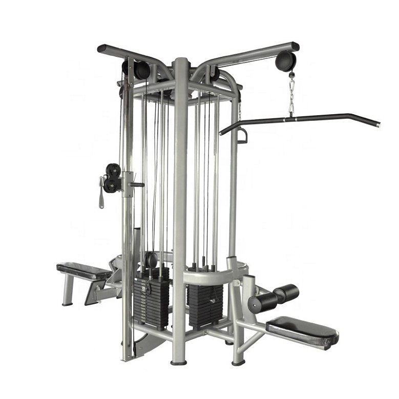 Commercial Gym Equipment Indoor Back Shoulder Exercise 4-Station Mutli Function Station