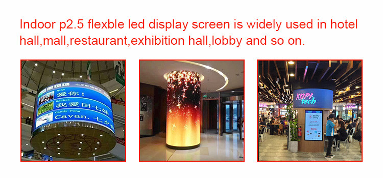 3840hz Refresh Rate Flexible Curved P2.5 LED Panel Displays