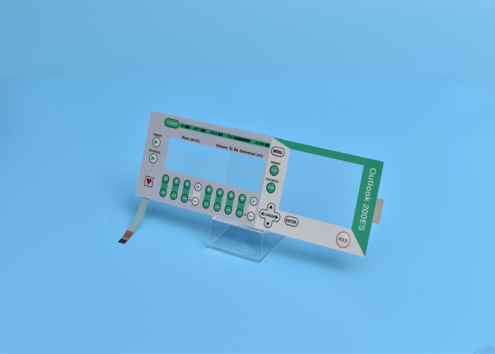 Multiple Keys / Windows Membrane Switch Keypad Multi Layer With Leds