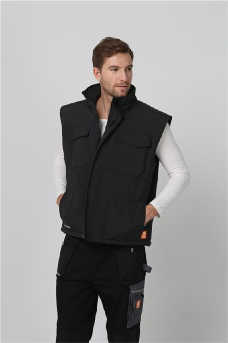 2 Way Zip Cold Weather Workwear 180gsm Mens Winter Vest Jacket