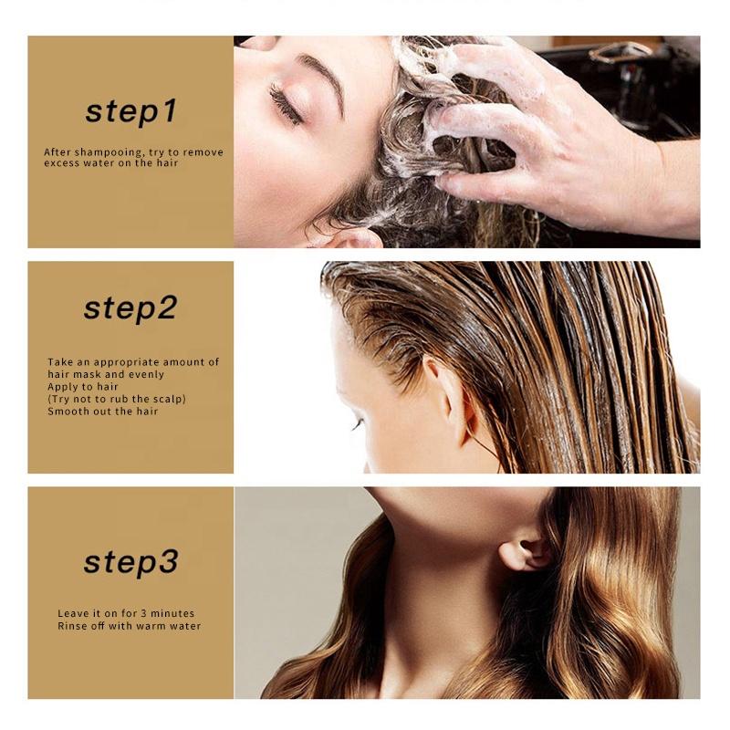 Organic Hair Mask for Damaged Hair Repair 100% Natural Protein Avocado Steam Mask