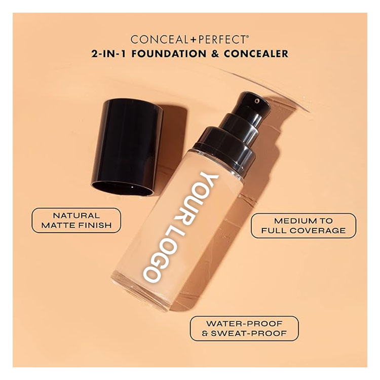 High Quality Long Lasting Matte Waterproof Makeup Foundation Liquid Full Coverage Fair Skin Tones Beauty Name Loose Powder Type