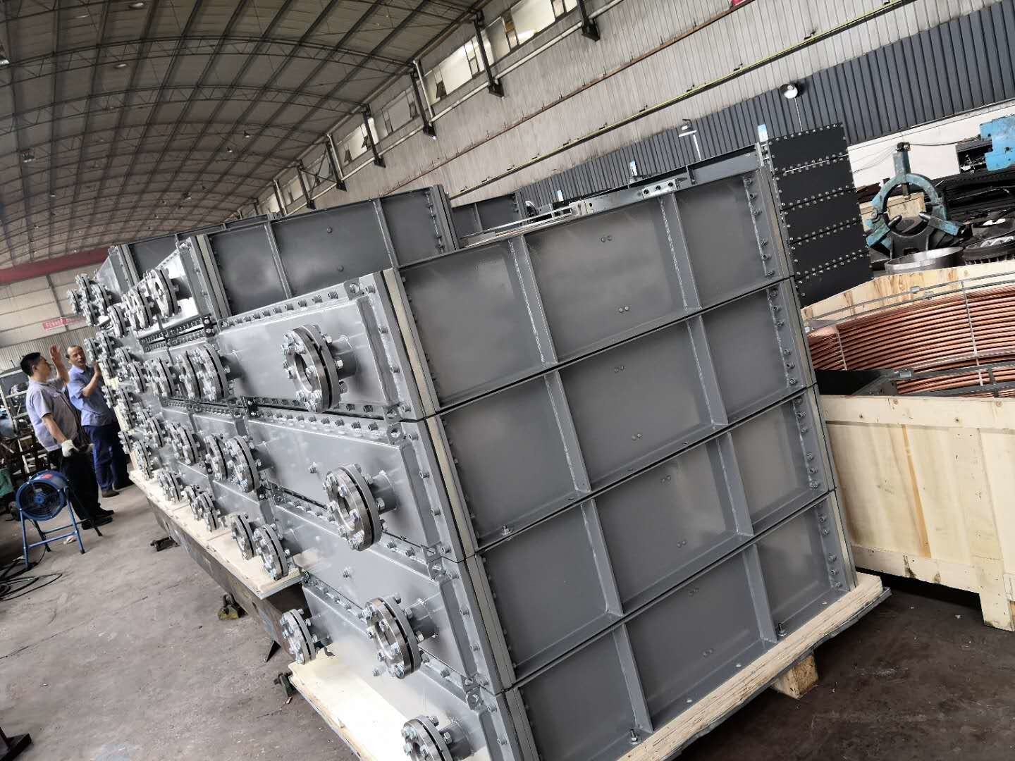 ODM Stainless Steel Finned Tube Air To Air Heat Exchanger Efficiency 99%