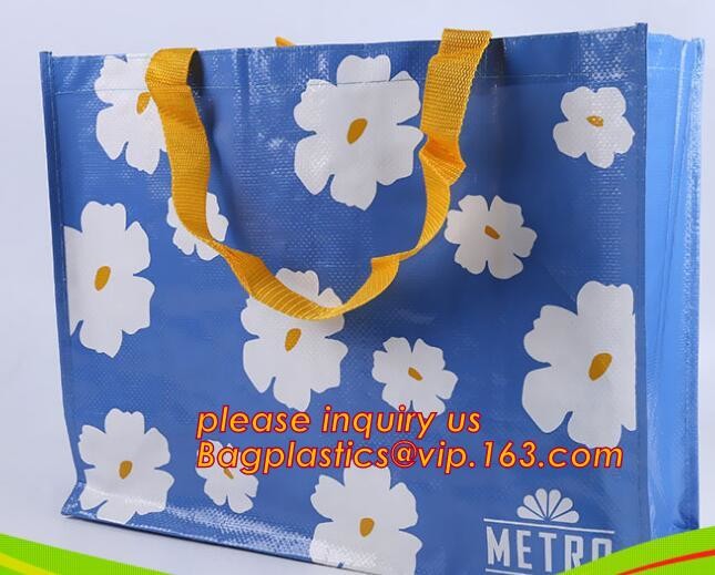 Custom Huge Luggage PP Woven Bag With Zipper Lock,PP Woven Shopping Bag,Factory customized cheap laminated pp woven shop