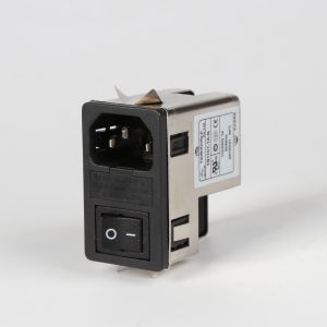 Special Type Socket EMI Filter With Fuse And Switch 1A~10A Power Entry Module