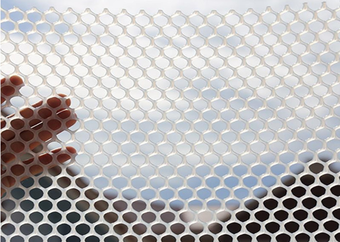 30x30mm White Flat Hdpe 500g/M2 Per Sqm Plastic Netting Mesh