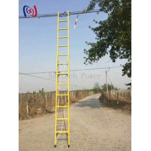 2M-8M Insulated Step Ladders Light Epoxy Resin Material For Electrical Safety
