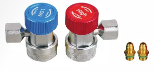 134A environmental protection Paper carton Gauge set with straight quick connector 2196 pipe pressure 600PSI-3000PSI