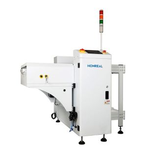China SMT assembly line automatic PCB magazine unloader PCB conveyor  loading time approx 6 seconds Step pitches select 1-4 on sale