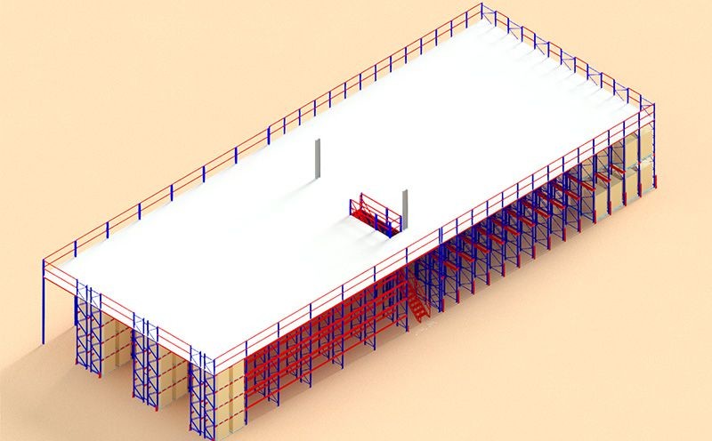3000kg SGS Adjustable Warehouse Mezzanine