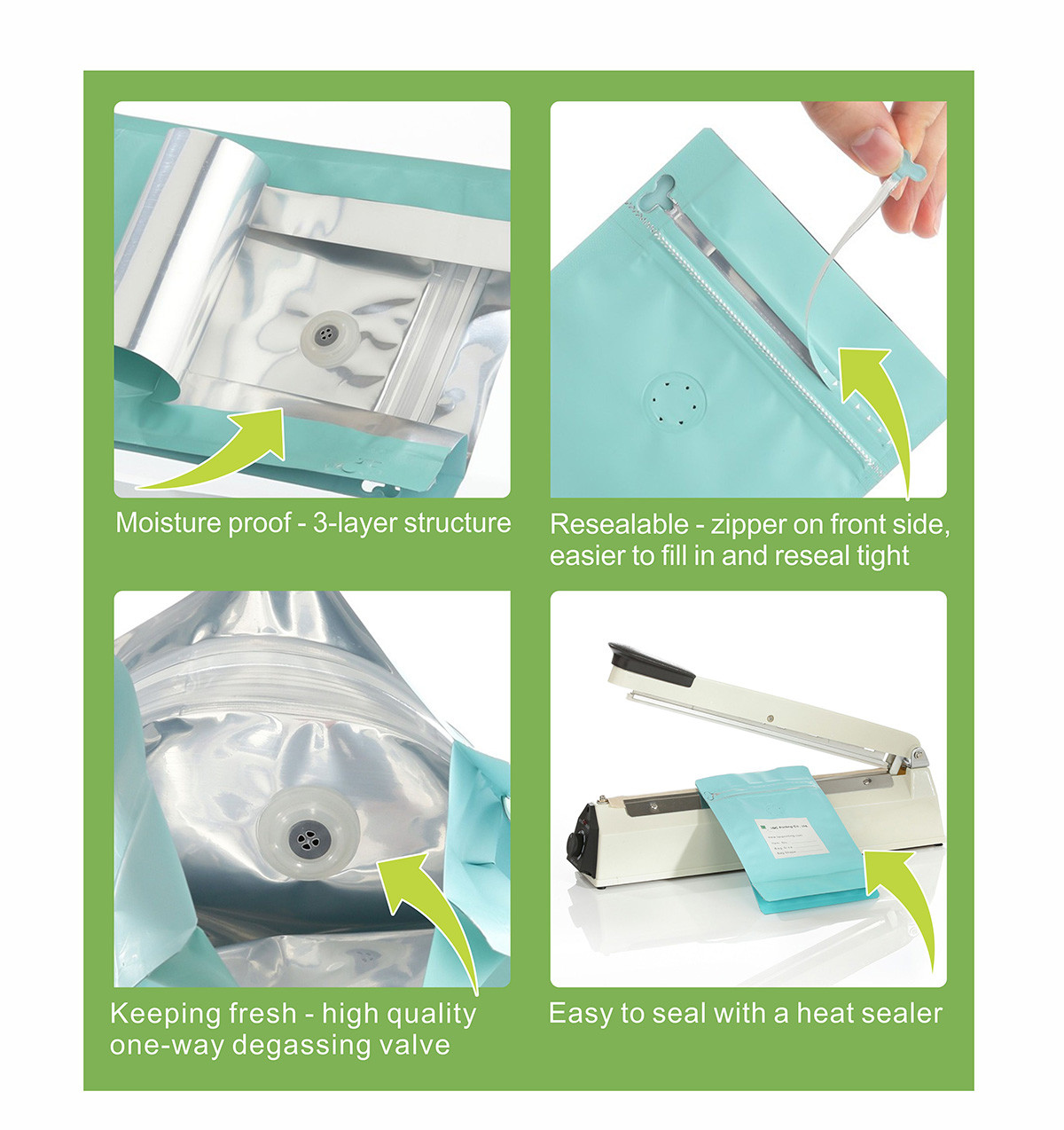 Eco-Friendly Reusable Bags Hot Chicken Bread Food Pack Printed Aluminum Foil Lined Paper Bag