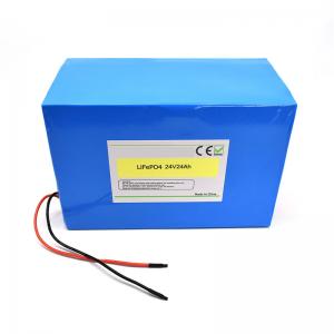  24Ah 24V LiFePO4 Battery Deep Cycle Rechargeable Lithium LFP Battery Manufactures