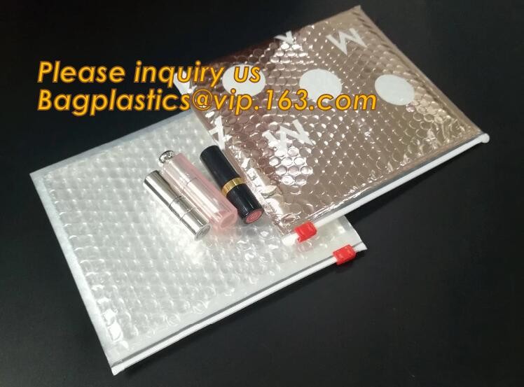 Custom Bubble Zip lockkk Packaging Bag Slider Padded Bag,Anti Shock Plastic PE Material Mailer Zip Lock Padded Bag /Slider