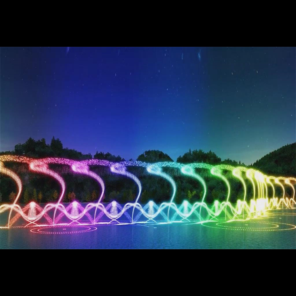 Digital Swing Music Water Fountain Dancing Big Water Fountains