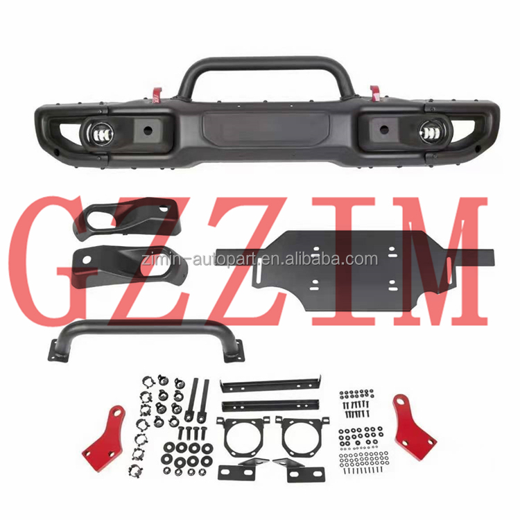 Car Steel Bumper Bar Stainless Front Rear Bumper Guard Bull Bar For JEEP JL JT JK