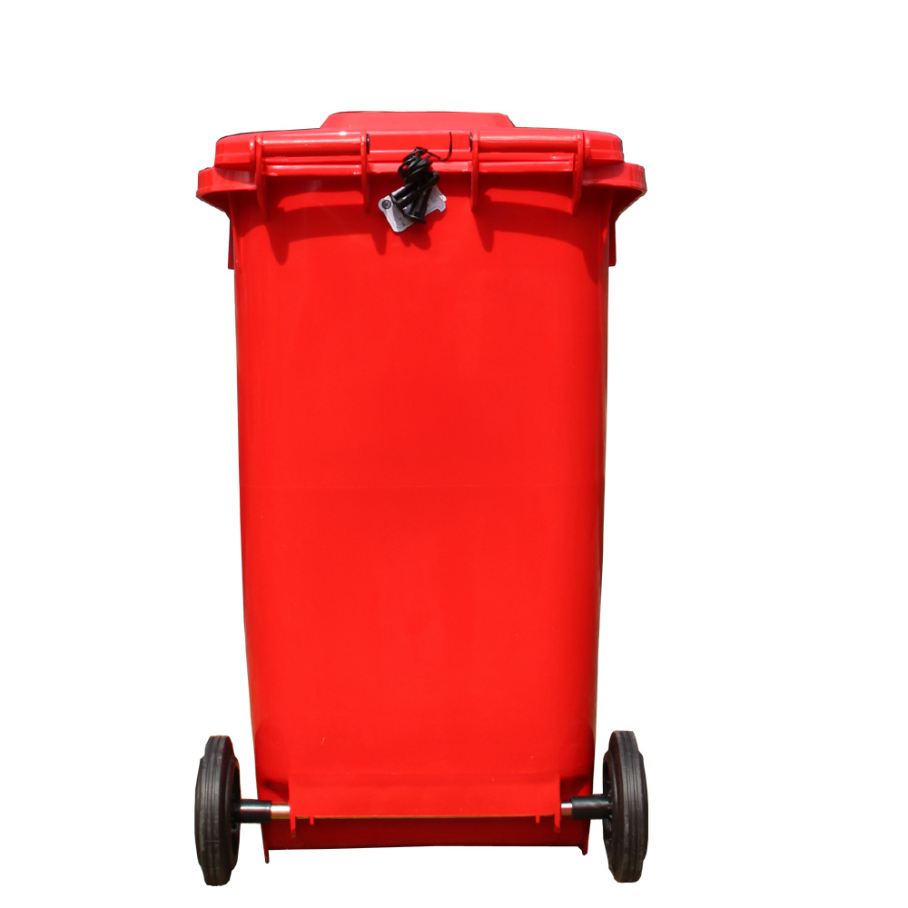 plastic dustbin waste bin plastic garbage bin 120l with wheels