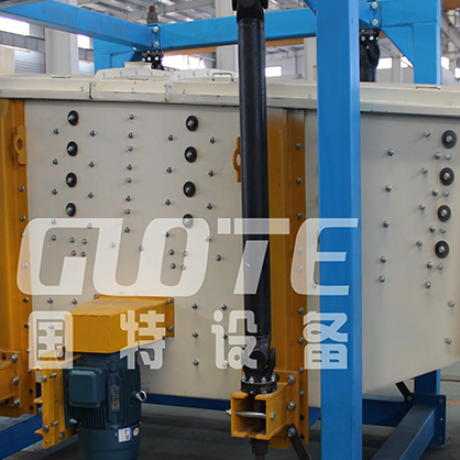 Silica Sand Square Vibrating Screen for Fine Particles Video Inspection and 1-5 Layers