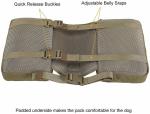 Well-Made Air-Mesh Padded Best Dog Carrier Backpack with Hook-and-Loop Closured