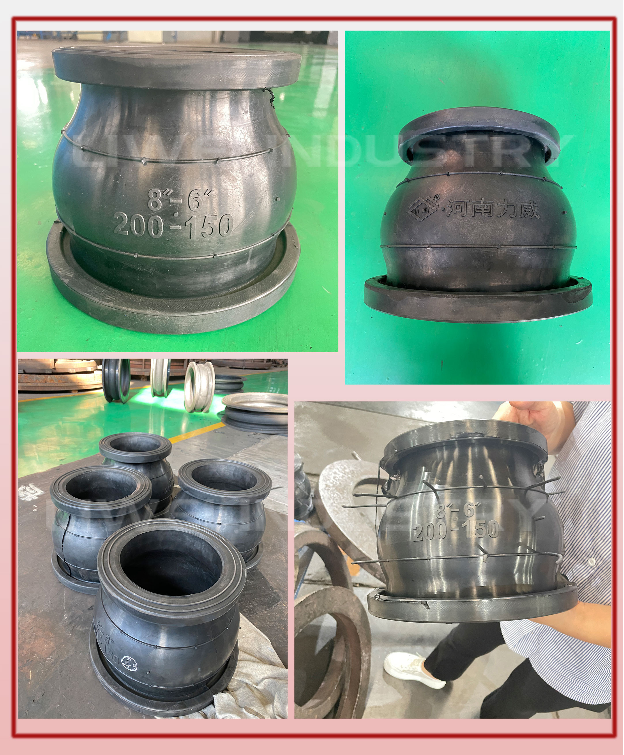 Stainless Steel Pipeline Concentric Reducer Rubber Expansion Joint