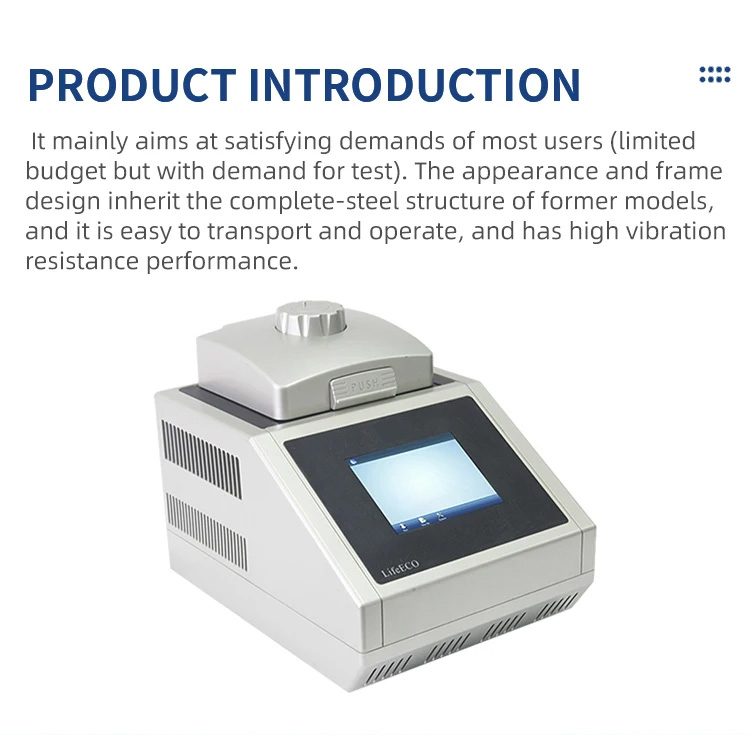 Genes Life Science Equipments LifeECO PCR Machine with Accurate Temperature Control