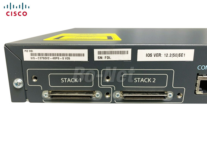 Original Used Cisco Switches WS-C3750V2-48PS-S 3750V2 48 10/100 PoE+ 4 SFP Managed Network Type