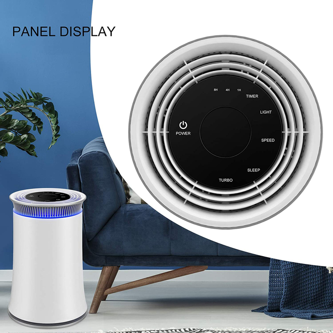 Indoor Household Portable Anion Air Purifier Low Noise 100-240V 24W