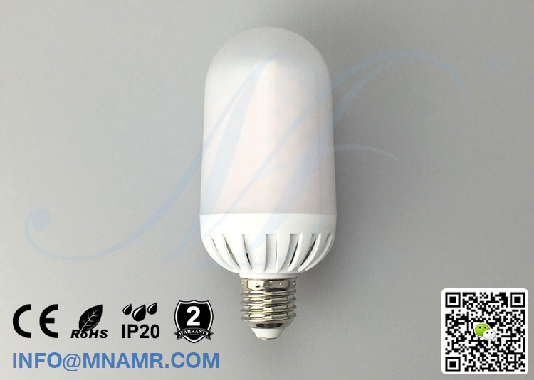 3D Vivid LED Flame Light E27 LED Candle Light