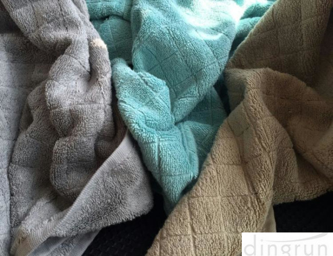 Thick Lattice Design quick dry bath sheet , Customized Colorful spa bath towels 100*180cm