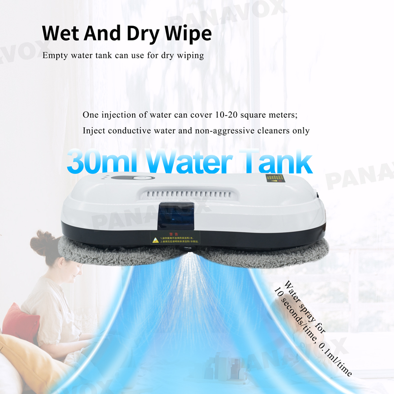 Private Mold Commercial Window Cleaning Robot 2.8KPa 3mins/M2 Building Glass Cleaning Robot