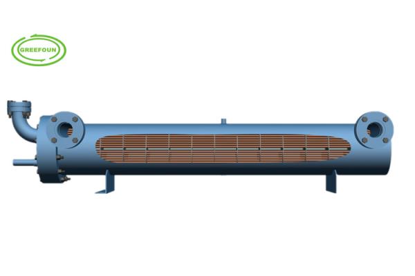 U-shaped R140A dry type evaporator stainless steel tube water cooled copper tube
